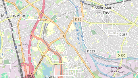 Carte de localisation de l'évènement