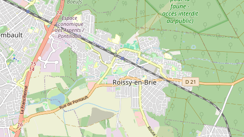 Carte de localisation de l'évènement