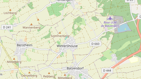 Carte de localisation de l'évènement