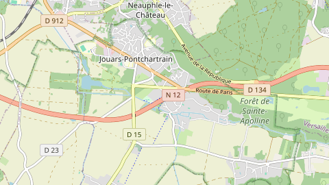 Carte de localisation de l'évènement