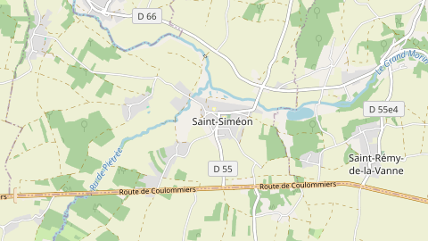 Carte de localisation de l'évènement
