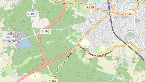 Carte de localisation de l'évènement