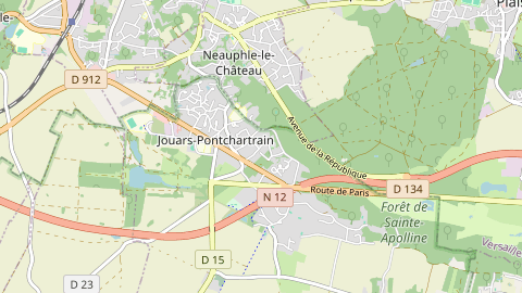 Carte de localisation de l'évènement