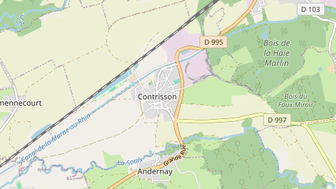 Carte de localisation de l'évènement