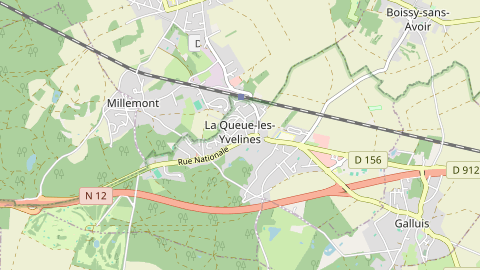 Carte de localisation de l'évènement