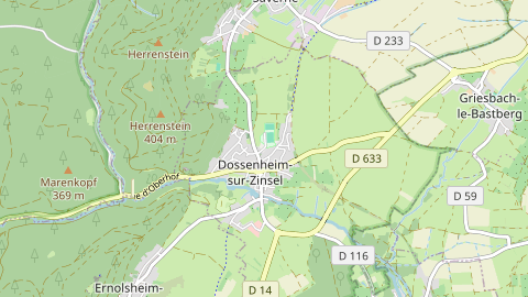 Carte de localisation de l'évènement