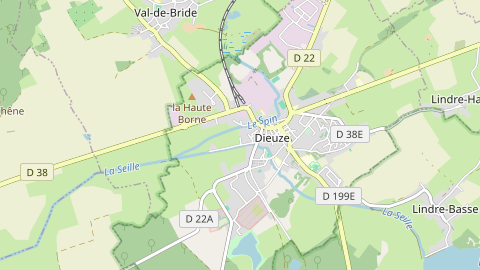 Carte de localisation de l'évènement