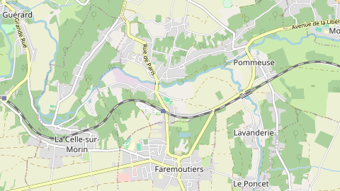 Carte de localisation de l'évènement