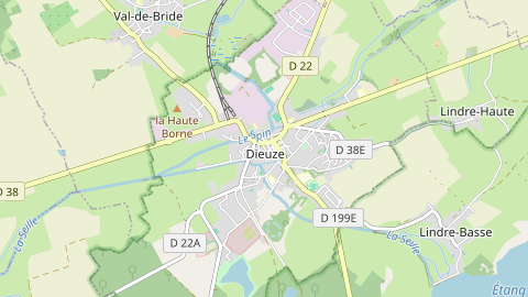 Carte de localisation de l'évènement