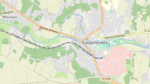 Carte de localisation de l'évènement