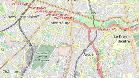 Carte de localisation de l'évènement