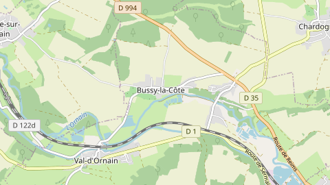 Carte de localisation de l'évènement