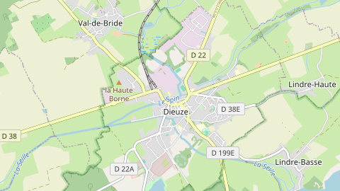 Carte de localisation de l'évènement