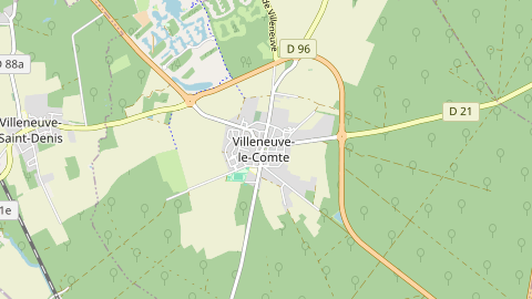 Carte de localisation de l'évènement