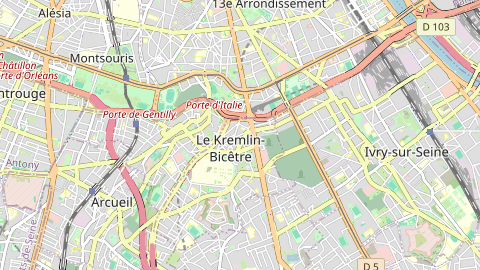 Carte de localisation de l'évènement