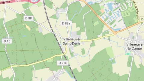 Carte de localisation de l'évènement
