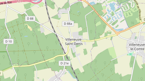Carte de localisation de l'évènement