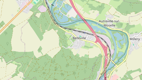 Carte de localisation de l'évènement