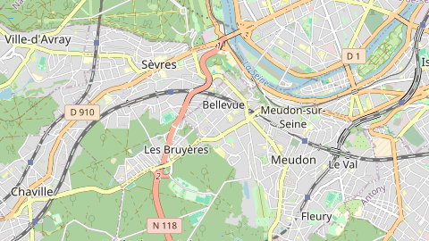 Carte de localisation de l'évènement