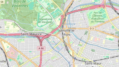 Carte de localisation de l'évènement