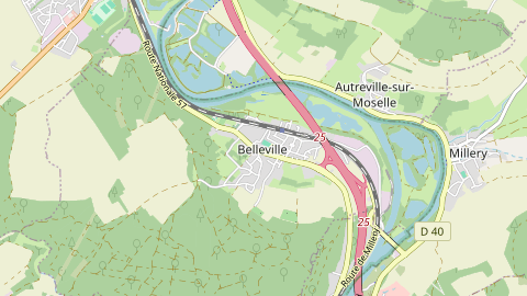 Carte de localisation de l'évènement