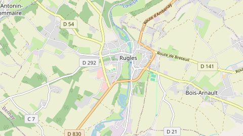 Carte de localisation de l'évènement