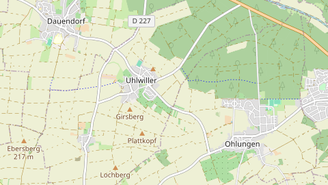 Carte de localisation de l'évènement