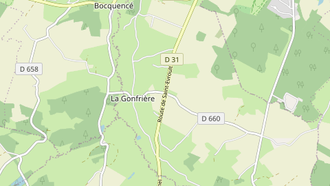 Carte de localisation de l'évènement