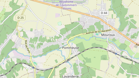 Carte de localisation de l'évènement