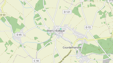Carte de localisation de l'évènement