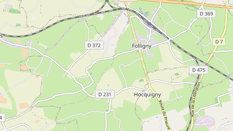 Carte de localisation de l'évènement