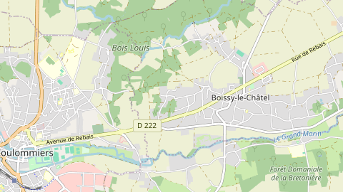 Carte de localisation de l'évènement