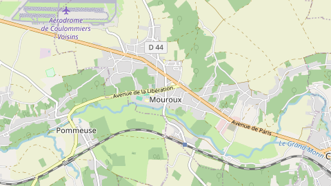 Carte de localisation de l'évènement