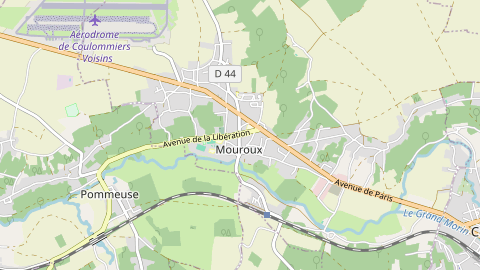 Carte de localisation de l'évènement