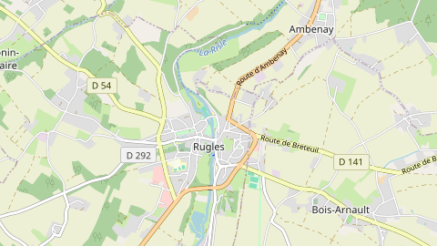 Carte de localisation de l'évènement