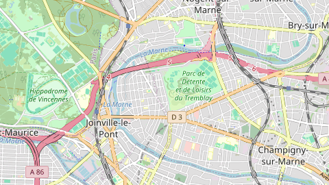 Carte de localisation de l'évènement