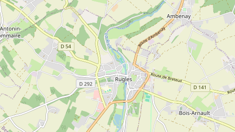 Carte de localisation de l'évènement