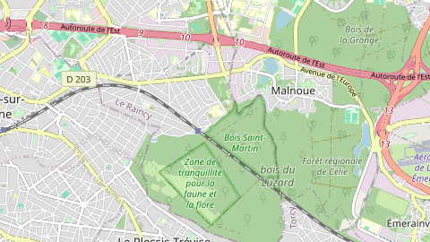 Carte de localisation de l'évènement