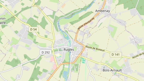 Carte de localisation de l'évènement