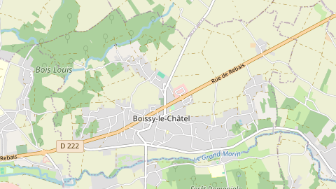 Carte de localisation de l'évènement