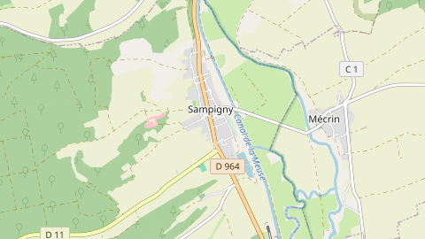 Carte de localisation de l'évènement
