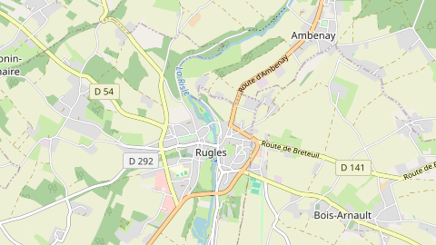 Carte de localisation de l'évènement