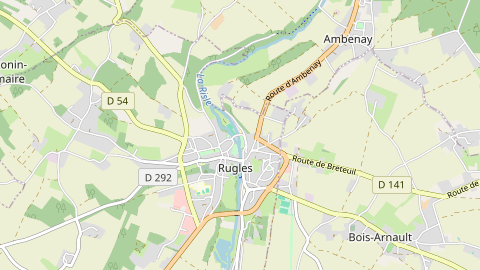 Carte de localisation de l'évènement