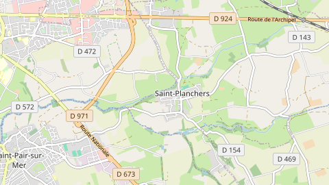 Carte de localisation de l'évènement