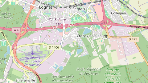Carte de localisation de l'évènement