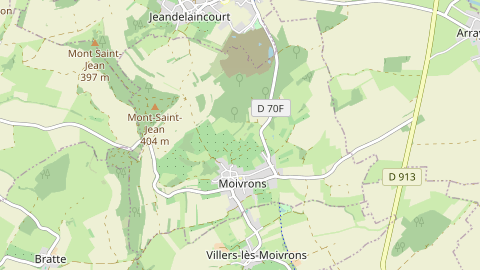Carte de localisation de l'évènement