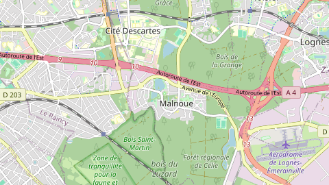 Carte de localisation de l'évènement