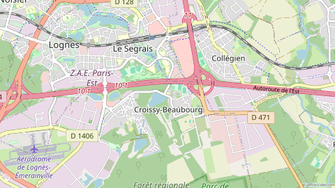 Carte de localisation de l'évènement