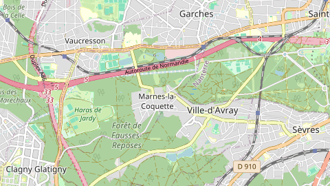 Carte de localisation de l'évènement