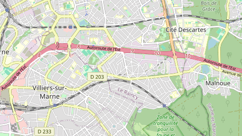 Carte de localisation de l'évènement